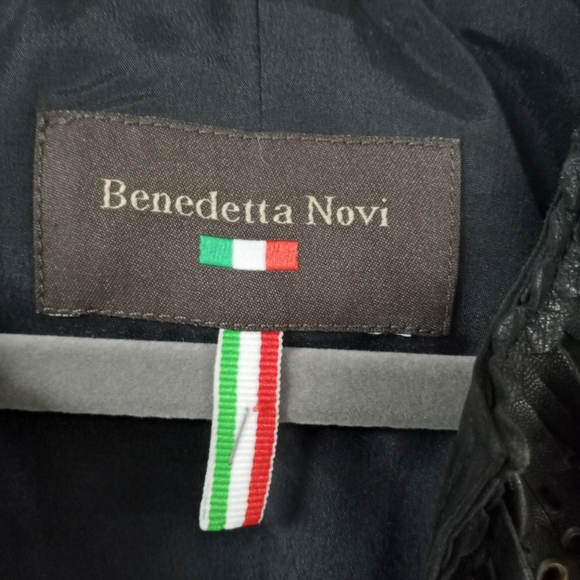 Benedetta Novi Black Fringe Jacket - Picture 6 of 7